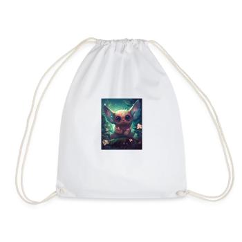 Créature mignonne 01 - Sac de sport léger - blanc - Devant