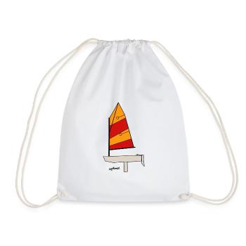 Voilier Optimist - Sac de sport léger - blanc - Devant