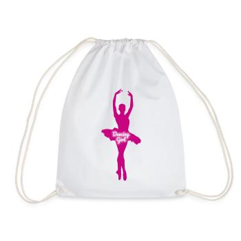 Danse Ballerine danse moderne Ballerine Danse - Sac de sport léger - blanc - Devant