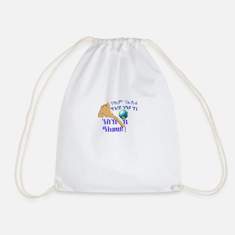 ሓገረይ፠ቃላት ድምጻዊ ኣብረሃም ኣፈወርቂ - Turnbeutel - Weiß