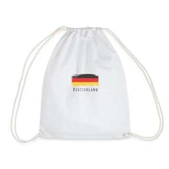 Deutschland - Turnbeutel - Weiß - Vorne