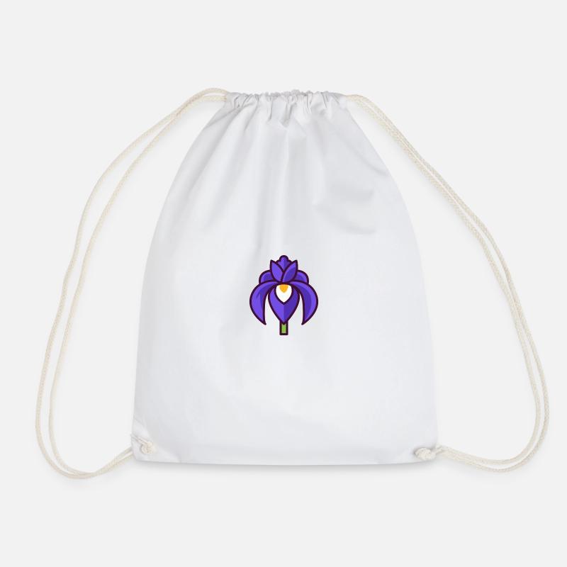 Iris barbu - Sac de sport léger - blanc
