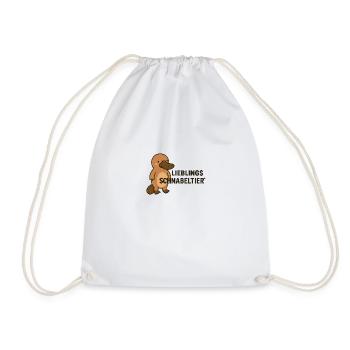 FAVORITE PLATYPUS - Drawstring Bag - white - Front