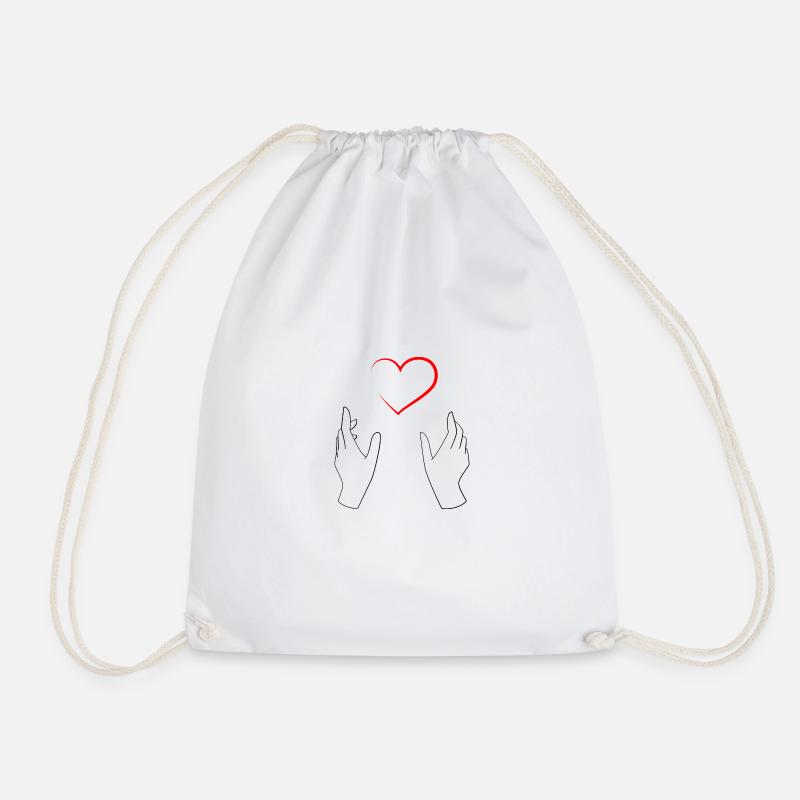 Love Collection - Turnbeutel - Weiß