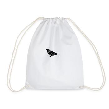 oiseaux - Sac de sport léger - blanc - Devant