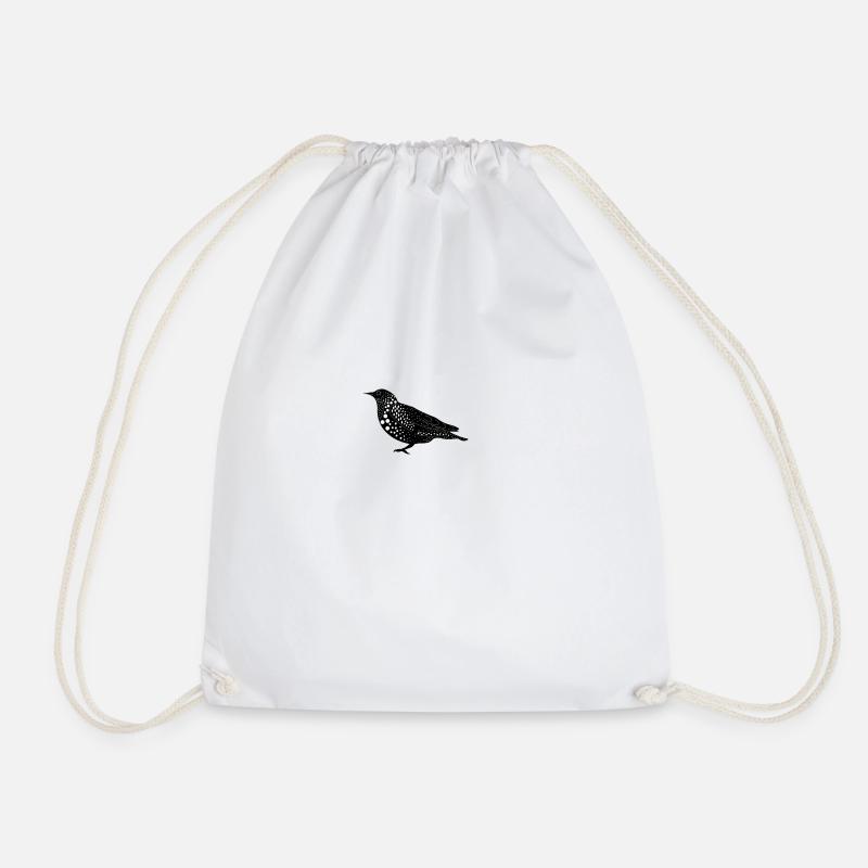 oiseaux - Sac de sport léger - blanc