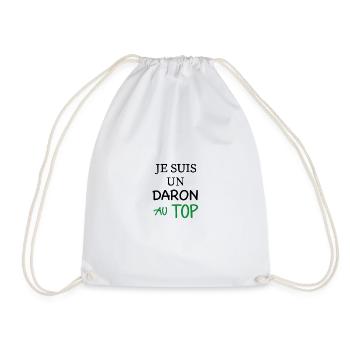 Je suis un daron au top - Sac de sport léger - blanc - Devant