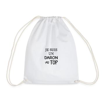 Je suis un daron au top - Sac de sport léger - blanc - Devant
