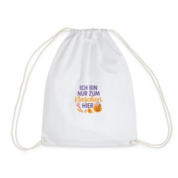 Design d’Halloween avec citrouille - Sac de sport léger - blanc - Devant