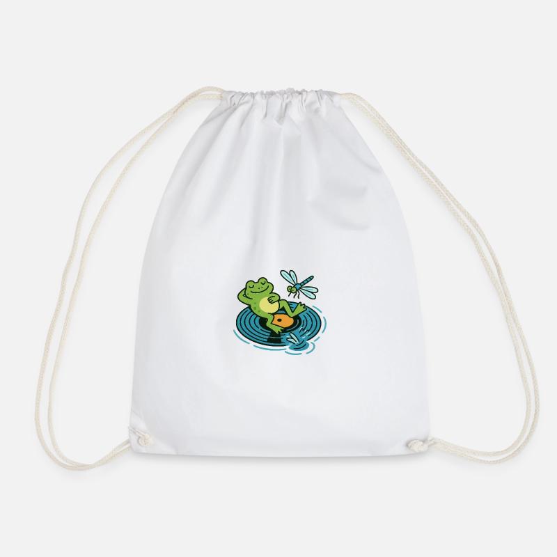 Groove & Lily - Drawstring Bag - white