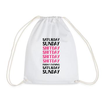Weekend - Drawstring Bag - white - Front