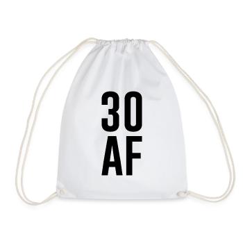 Citation d’idée cadeau pour le 30e anniversaire - Sac de sport léger - blanc - Devant