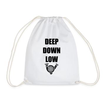 Deep down low - Turnbeutel - Weiß - Vorne