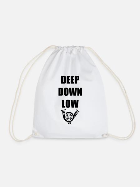 Deep down low - Turnbeutel - Weiß