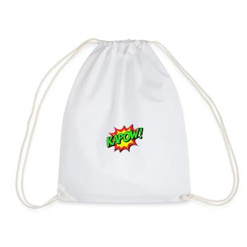 KAPOW Comic Explosion - Drawstring Bag - white - Front