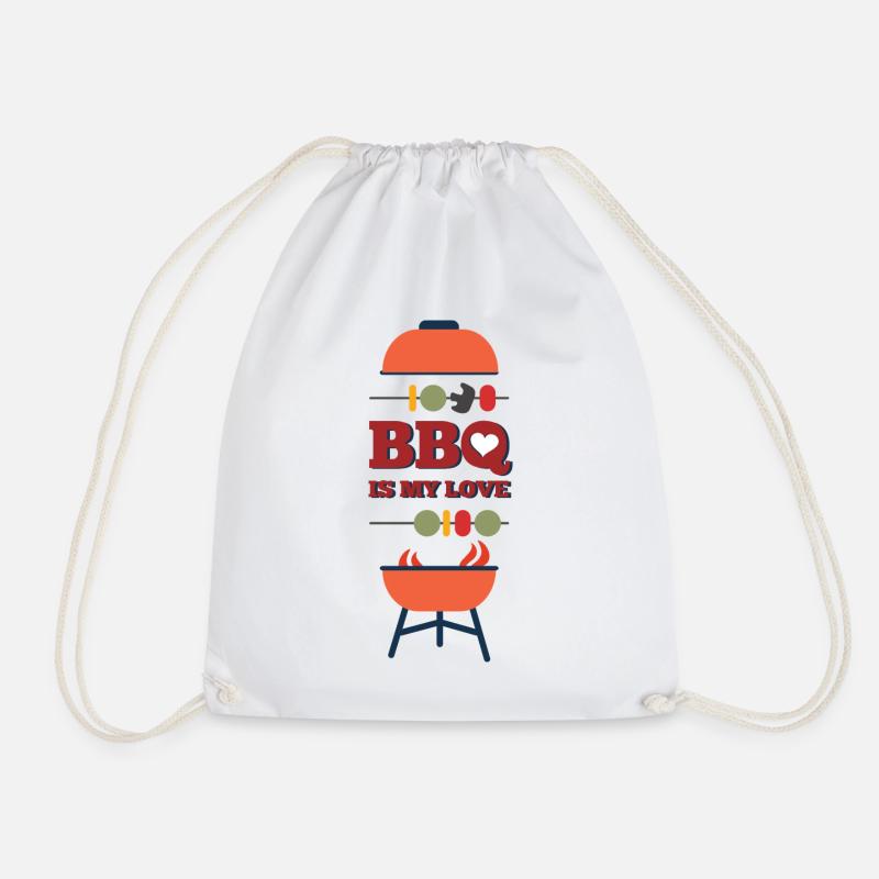 Grillen Geschenk - Turnbeutel - Weiß