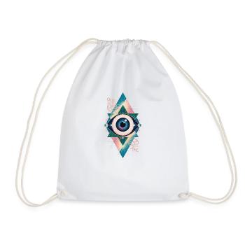 Magic Eye - Stunning Spiritual Quote - Drawstring Bag - white - Front