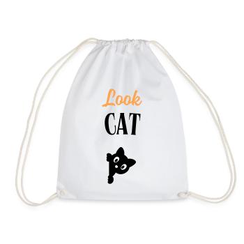 Look Cat - Sac de sport léger - blanc - Devant