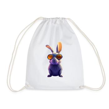 Rabbit2 - Turnbeutel - Weiß - Vorne
