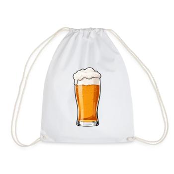 Bière Bieglas Cadeau Fête des Pères - Sac de sport léger - blanc - Devant
