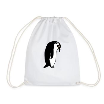 manchot - Sac de sport léger - blanc - Devant
