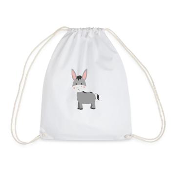 ass - Drawstring Bag - white - Front