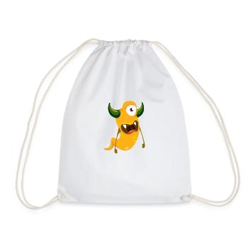 Monstaa Originaals Monster #17 - Drawstring Bag - white - Front