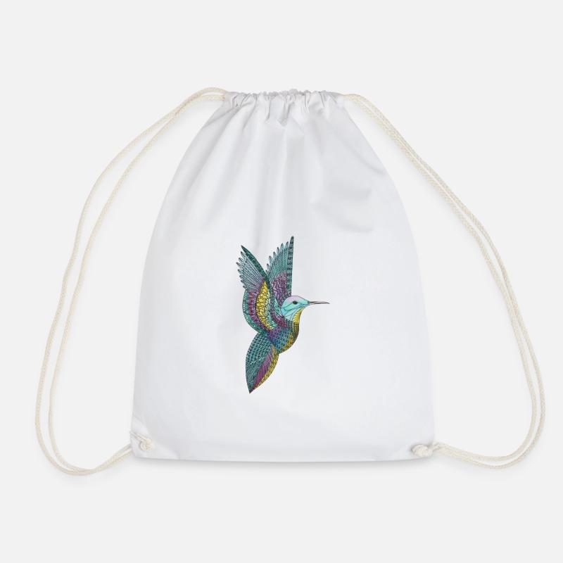 Kolibri - Turnbeutel - Weiß
