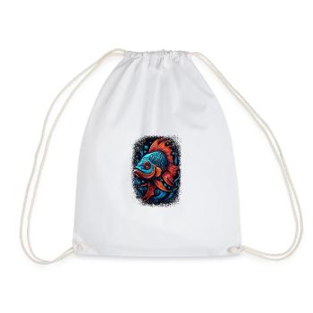 jokes awesome funny sayings quote - Drawstring Bag - white - Front