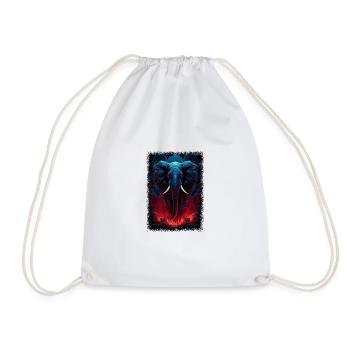 bébé anniversaire cadeau idée plage geek animal - Sac de sport léger - blanc - Devant
