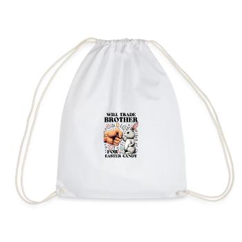 Échangera son frère contre des bonbons de Pâques - Sac de sport léger - blanc - Devant