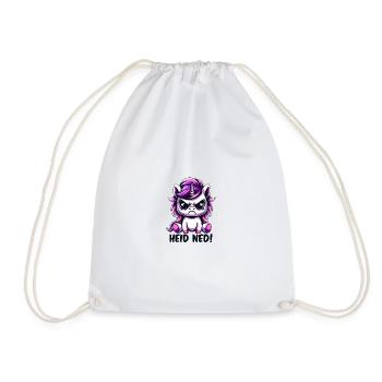 Heid Ned - Drawstring Bag - white - Front