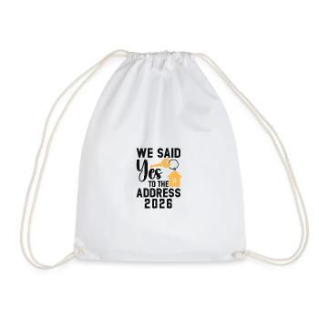 Nous avons dit à l’adresse 2026 - Sac de sport léger - blanc - Devant