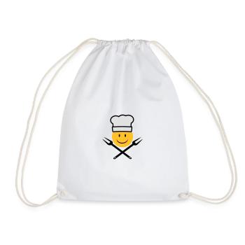 griller - Sac de sport léger - blanc - Devant