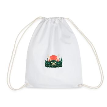 B3B3D576-F368-4D18-9862-6A81A461F9F7 - Drawstring Bag - white - Front