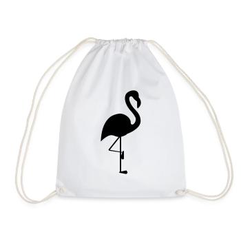 flamingo design - Turnbeutel - Weiß - Vorne