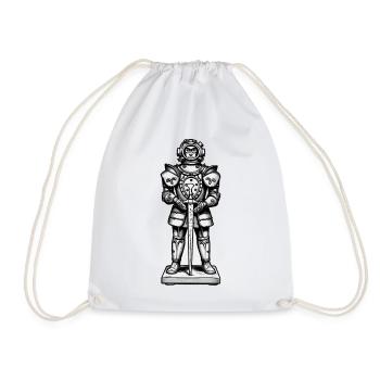 KNIGHT DIVER MAN - black & white - Sac de sport léger - blanc - Devant