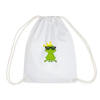 Nerd Frog - Sac de sport léger - blanc - Devant