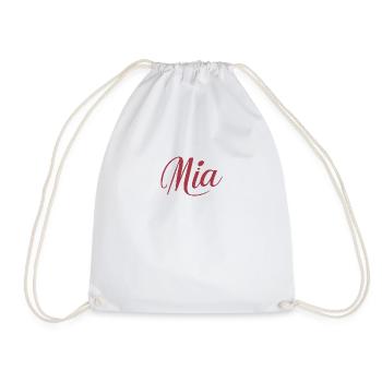 an elegant fresh Mia - Drawstring Bag - white - Front