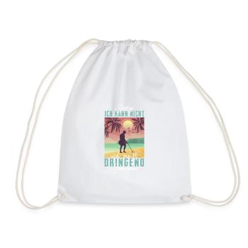 Urgent need for probes Detectorist Metal detector - Drawstring Bag - white - Front