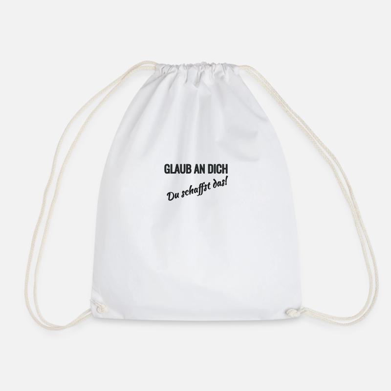 Glaub am dich - Turnbeutel - Weiß