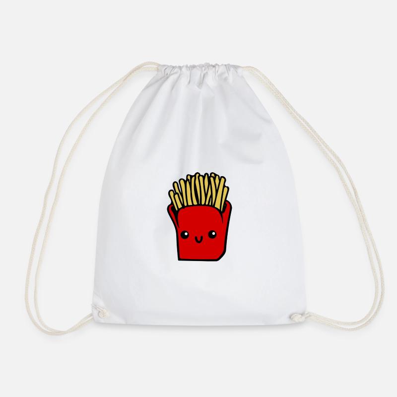Pommes frites - Turnbeutel - Weiß