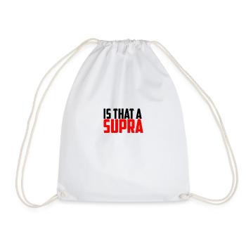 Is that a SUPRA - Turnbeutel - Weiß - Vorne