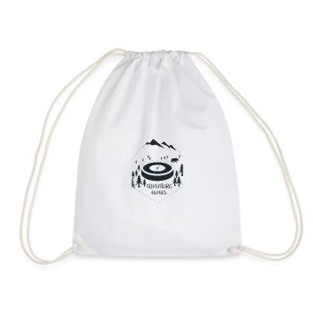 ADVENTURE AWAITS - Drawstring Bag - white - Front