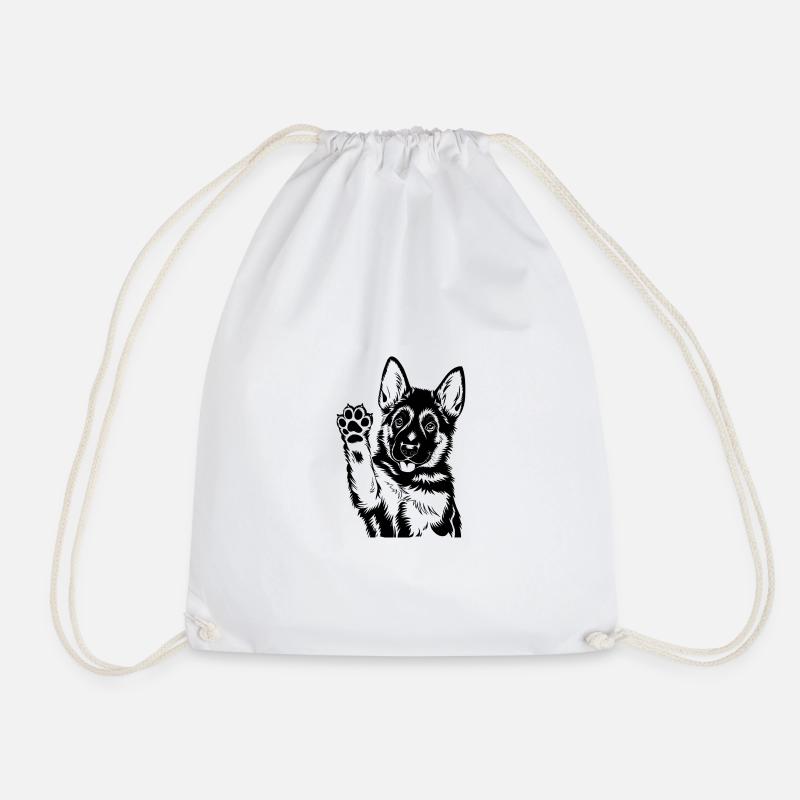 Chien de berger - Sac de sport léger - blanc