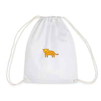 Kids Comic - Jaguar - Drawstring Bag - white - Front