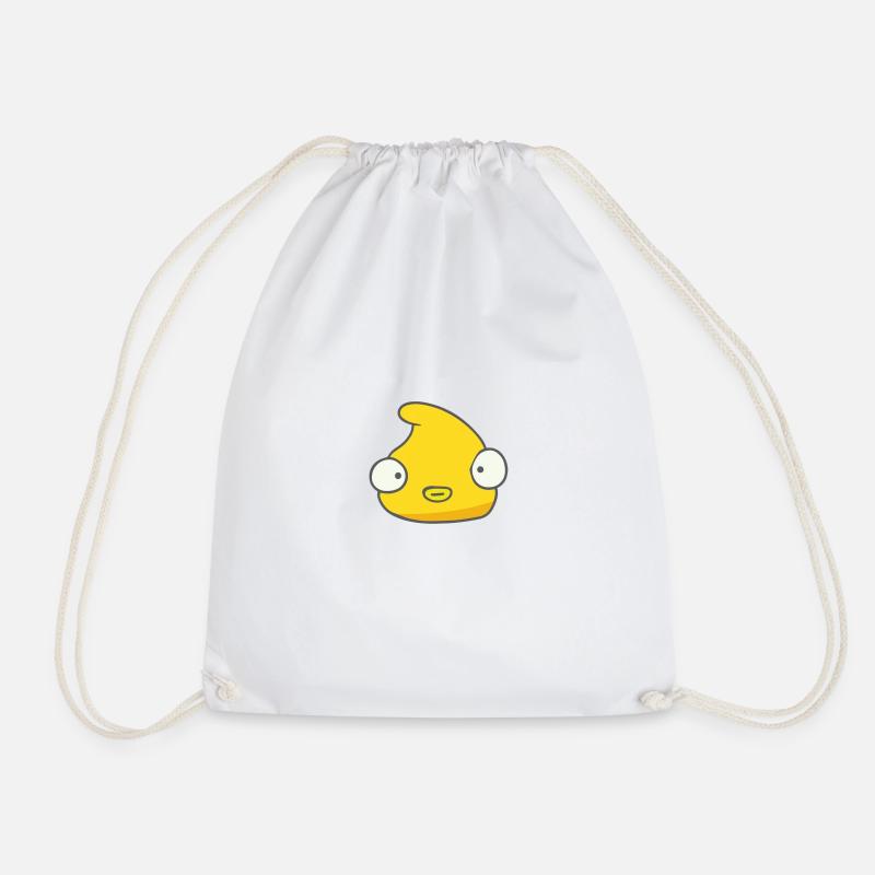 Funny monster - Drawstring Bag - white