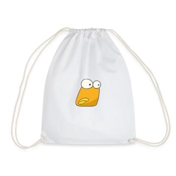 Funny monster - Drawstring Bag - white - Front