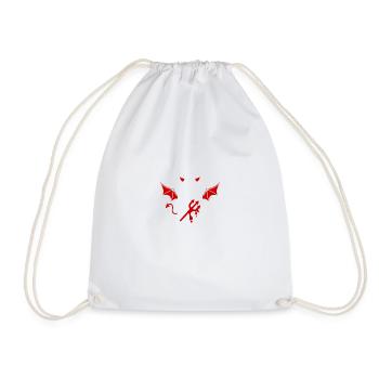 Devil equipment - Drawstring Bag - white - Front