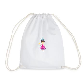 Princess Kids - Drawstring Bag - white - Front